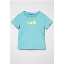Levi's® - принт на футболке - голубой
