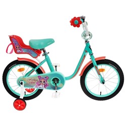 Велосипед 16" GRAFFITI Fashion Girl, цвет тиффани/персиковый