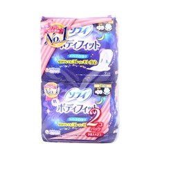 UNICHARM Гигиенические прокладки для женщин  Sofy body ночные с крылышками 29 см 9шт*2/18