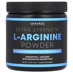 Havasu Nutrition, L-аргинин в порошке, с повышенной силой действия, 105 г (3,7 унции)