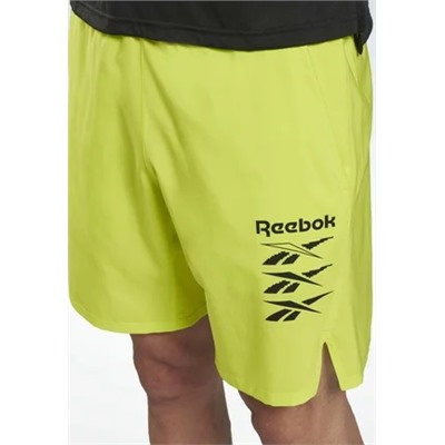 Reebоk – короткие спортивные брюки – желтые