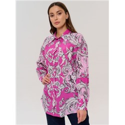 Рубашка женская 12421-33013 multicolor-pink