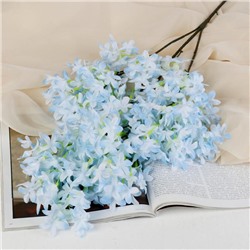 Цветы искусственные "Сирень пышная" 3х95 см, голубой