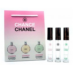 Набор Chanel 3 по 15 мл женский (шанс, фреш, тендер)