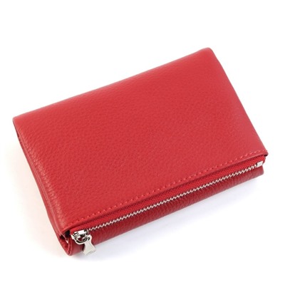 Маленький женский мягкий кожаный кошелек с магнитной кнопкой VerMari 3907-1806 Ред