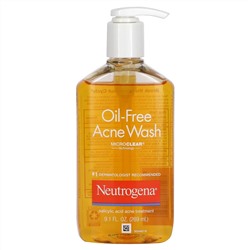 Neutrogena, средство для умывания против акне, не содержит масла, 269 мл (9,1 жидк. унции)