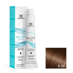Крем-краска для волос TNL Million Gloss оттенок 8.00 Светлый блонд интенсивный 100 мл