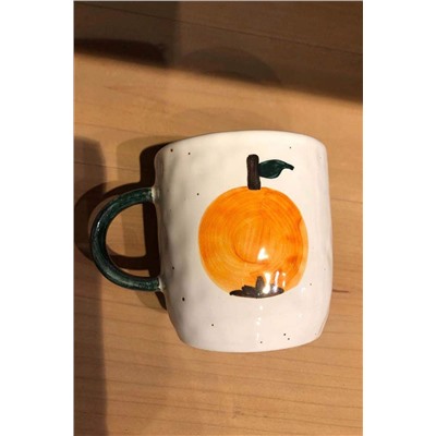 Чашка 400 мл керамическая термостойкая кружка глазурованная чашка с рисунком "Летняя сказка" Nothing Shop #302855