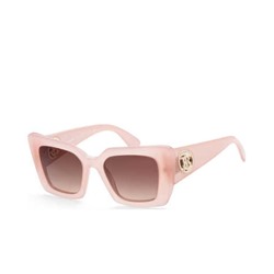 Burberry Women's Pink Square Sunglasses, Burberry