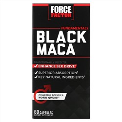 Force Factor, черная мака, 60 капсул