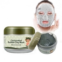 ♥️Маска для лица пузырьковая BIOAQUA Skin Care Carbonated Bubble Clay очищающая 100 г