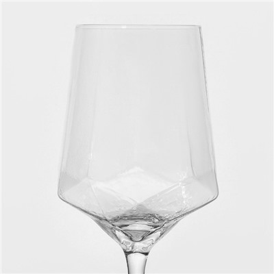 Набор бокалов стеклянных для вина Magistro «Дарио», 500 мл, 10×25 см, 6 шт, цвет прозрачный