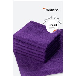Комплект махровых полотенец 6 шт. Happy Fox Home