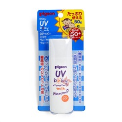 PIGEON Солнцезащитное молочко UV SPF50 детское для лица и тела, возраст 0+, бутылка 50 гр.