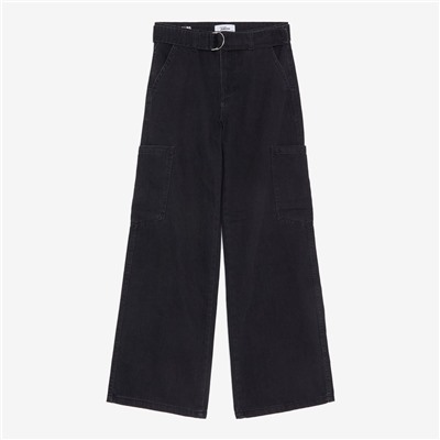 Jeans - 100% algodón - negro denim