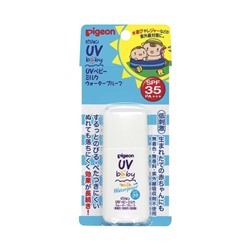 PIGEON Солнцезащитное молочко UV SPF35 детское для лица и тела, возраст 0+, бутылка 30 гр.