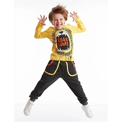 Комплект спортивных штанов для мальчика Denokids Roar Lion