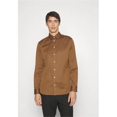 Selected Homme - SLHSLIMETHAN CLASSIC - Рубашка - коричневый