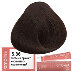 Крем-краска для волос AMBIENT 5.86, Tefia