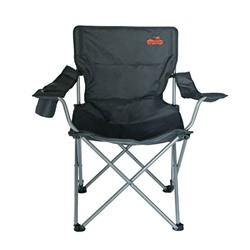 Кресло с регулируемым наклоном спинки, 60 х 55 х 51/107 см, цвет чёрный/серый