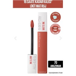 Maybelline New York Super Stay Matte Ink Unnude Likit Mat Ruj - 65 Seductress - Nude 5 ml