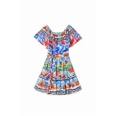 Stella Jean ethnic short dress