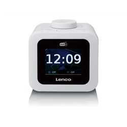 Lenco CR-620 DAB+/FM Stereo Uhrenradio mit Farbdisplay