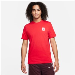 Camiseta de deporte - 100% algodón - baloncesto - rojo