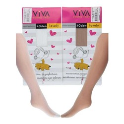 Колготки детские телесные эластик 40den VIVA Lovely VL40C-111-001