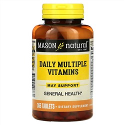 Mason Natural, Daily Multiple Vitamins, 365 таблеток