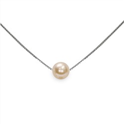 Collar - plata 925 - perlas de agua dulce - Ø de la perla: 8.5 - 9 mm