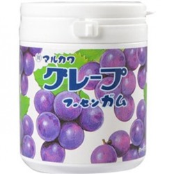 Жевательная резинка Marukawa Marble Grape вкус Виноград 130 гр банка