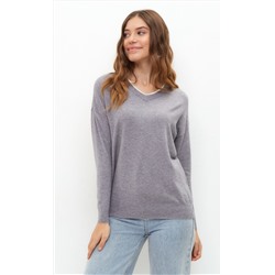 Пуловер F122-1535 grey melange