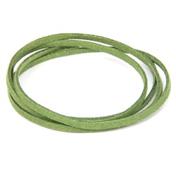 SHZ1037 Замшевый шнурок для амулета, цвет зелёный