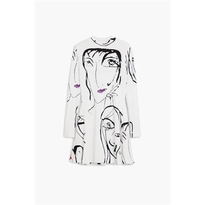 Face print dress