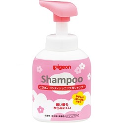 PIGEON Шампунь-пенка Baby Shampoo с цветочным ароматом возраст с 1,5 лет пенообразователь 350мл/20