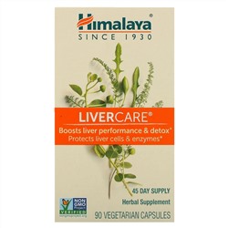 Himalaya, LiverCare, 90 вегетарианских капсул