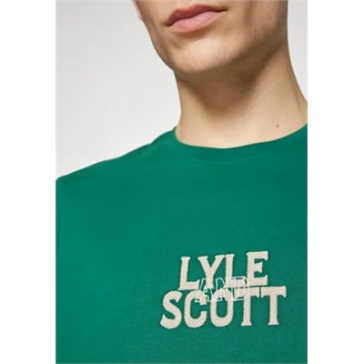 Lyle & Scott - VARSITY EMBROIDERY - принт на футболке - серый
