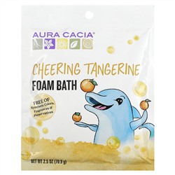 Aura Cacia, Cheering пена для ванн, мандарин, 70,9 г (2,5 унции)