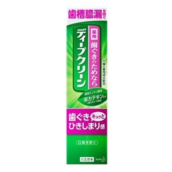 KAO DEEP CLEAN противовоспалительная зубная паста с микрогранулами и экстрактом зеленого чая, 100 гр