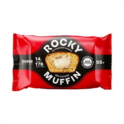 Маффин без сахара «Творожный» с начинкой «Белый шоколад» Rocky Muffin