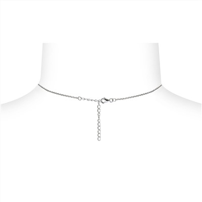 Collar - Plata - Perla de agua dulce - 5.5 mm - gris - 925 (22 kt)