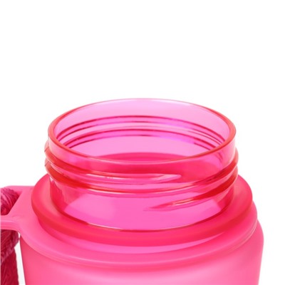 Бутылка для воды "Волшебного дня", 600 мл, розовая