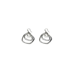 EARRINGS IRREGULAR OVALS