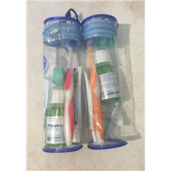 Дорожный набор для путешествий Complete Dental Kit (щетка,паста,ополаск,флосс) до 05.22