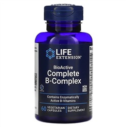 Life Extension, BioActive Complete B-Complex, 60 Vegetarian Capsules