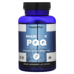 NaturesPlus, BrainCeutix, пирролохинолинхинон (PQQ), 20 мг, 60 капсул