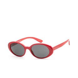 Dolce & Gabbana Women's Red Oval Sunglasses, Dolce & Gabbana