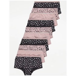 Animal Print Short Knickers 5 Pack (0,5 пачки)