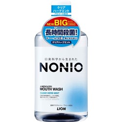 LION Ополаскиватель для полости рта  антибактериальный NONIO Mouth Wash cо вкусом мяты и трав 1000